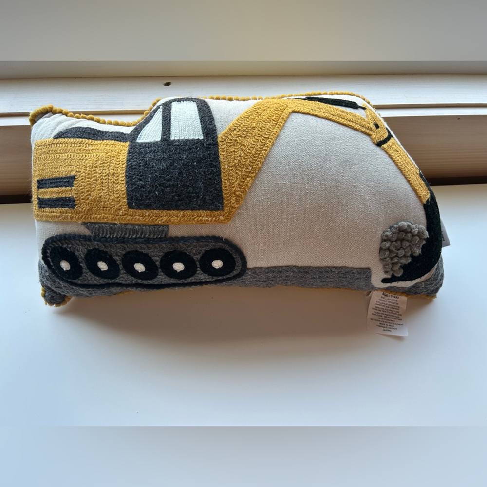 Construction Decor Pillow